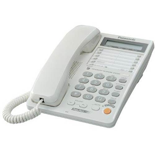 KXTS208W 2Line Corded Office Desk/Wall Phone Panasonic