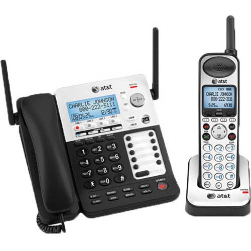 4 line business phone system cordless