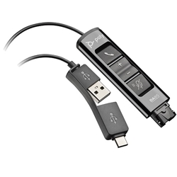 Poly DA85-M QD to USB-A and USB-C Digital Audio Processor for Microsoft Teams