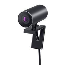 The Dell UltraSharp WB7022 Camera is the best-in-class 4K High Dynamic Range (HDR) webcam with a huge 4K Sony STARVISTM CMOS sensor that collects more light and produces crystal-clear video.