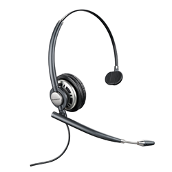 219 Poly EncorePro HW710 Single Ear Headset +Carry Case TAA-US