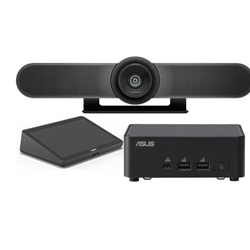 Logitech Small Room with Tap + Meetup+ Asus Nuc for microsoft Teams Rooms
