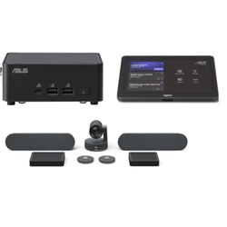 Logitech Large Room with Tap + Rally Plus +Asus Nuc for Microsoft Teams Rooms 