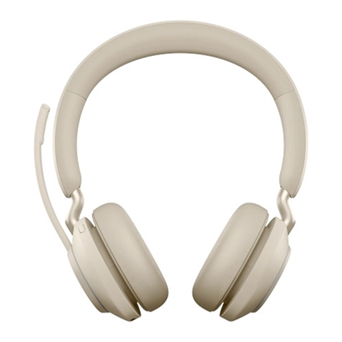 Jabra Evolve2 65 Wireless Headset Link 380a UC Stereo - Beige