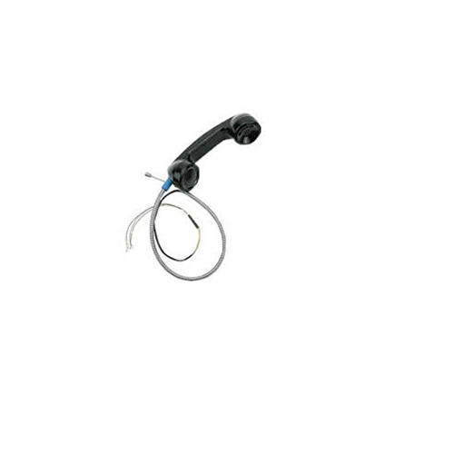 Ceeco 18" Armored Cord Handset cord with internal steel lanyard, swivel, E ring, and pin