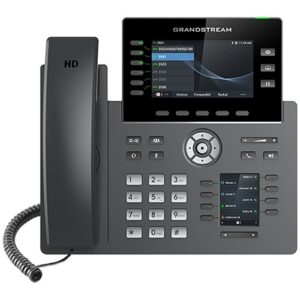 Grandstream 6 Lines, 6 SIP Accounts, 4.8 in + 2.4 in scrn, PoE