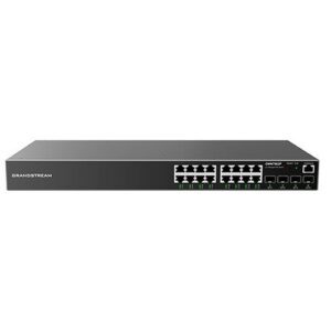 Grandstream Enterprise Layer 3 Managed PoE Network Switch, 16 x GigE, 4 x SFP+