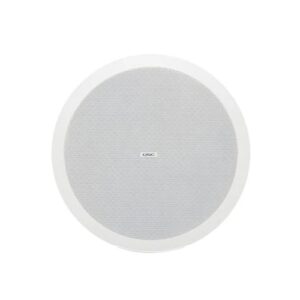 QSC 6.5" Two-way ceiling speaker, 70/100V transformer with 16Ωbypass, Priced individually, sold in pairs. White only.