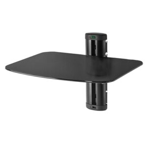 Peerless Single AV Wall Shelf w/Glass