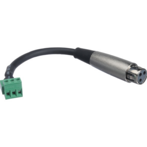 Hosa 6" XLRF to 3-Pin Phoenix Male Adapter Cable