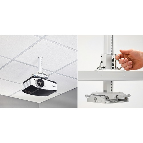 8491.png Chief Suspended Ceiling Projector System - White