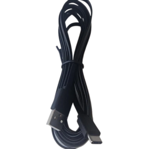 Embrava 10ft Black USB A to C flat cable