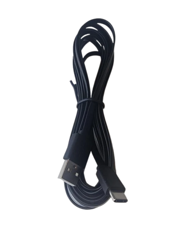 Embrava 18ft Black USB A to C flat cable
