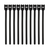 C2G 8in Screw-mountable Hook-and-Loop Cable Tie Multipack (10 pack)