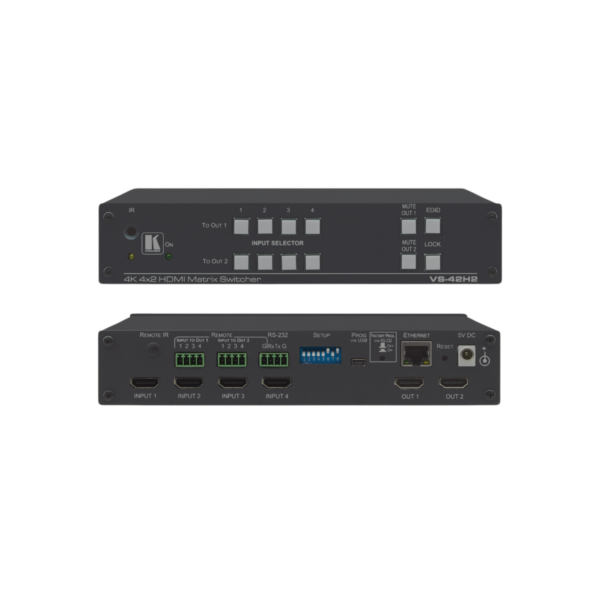 Kramer VS-42H2 4x2 4K HDMI 2.0 matrix switcher