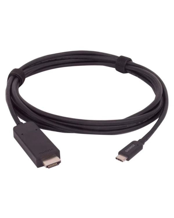 Liberty AV E-UCM-HDM-10F 10' Molded USB C Male to HDMI A Male Cable