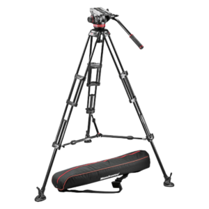 Manfrotto MVH502A Fluid Head and 546B Tripod With Mid Spreader