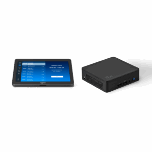 Logitech Base Zoom Rooms (No AV) With Tap + ASUS Nuc