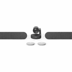 Logitech Rally Plus Conference System w/White Mic Pods
