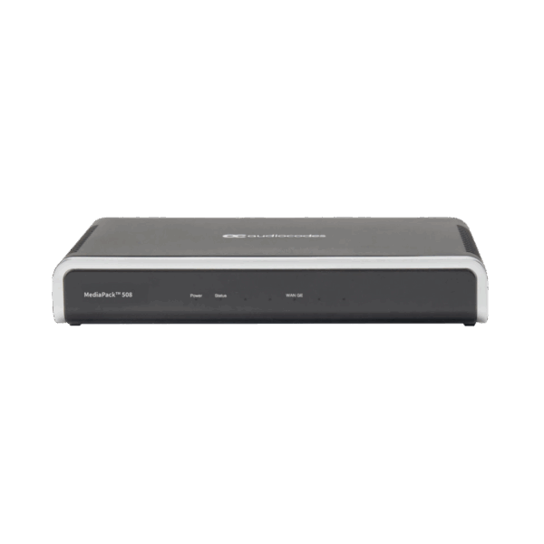 AudioCodes MediaPack 5xx Analog VoIP Gateway with 4 FXO, Optional 4 FXS – TAA Compliant