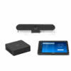 Logitech Rally Bar Huddle with Tap Zoom Base and Asus NUC Bundle