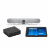 Logitech Rally Bar Mini White with Tap Zoom Base and Asus NUC Bundle