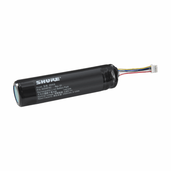 Shure Replacement battery for Microflex Wireless neXt 2 MXW2X Handheld