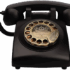 TelPal Antique Phones Corded Landline - Black