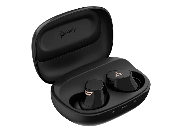 Poly Voyager Free 20 Black Earbuds +Basic Charge Case