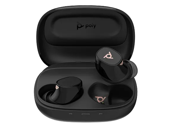 Poly Voyager Free 20 Black Earbuds +Basic Charge Case
