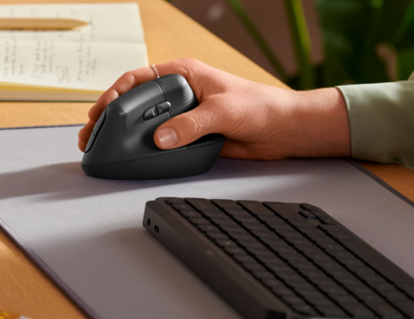 Logitech Lift Left Vertical Ergonomic Mouse - Graphite 2 Logitech Lift Left Vertical Ergonomic Mouse - Graphite