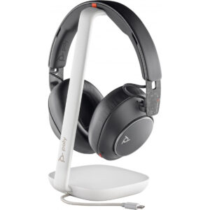 HP Poly Voyager Surround 85 UC USB-C Headset with USB-C/A Adapter and Charging Stand