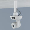 Vaddio_Camera_Pipe_Thread_Adapter-1.jpg Vaddio Drop pipe camera adapter- white