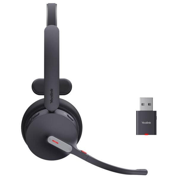 Yealink WH64-HYBRID-MONO-UC Wireless DECT & Bluetooth Mono Headset - 1208688 Yealink WH64 Hybrid Wireless Noise Canceling DECT & Bluetooth Computer & Phone Headset