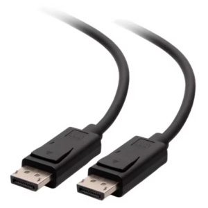 CTG 10ft (3m) DisplayPort Cable with Latches 8K UHD M/M - Black