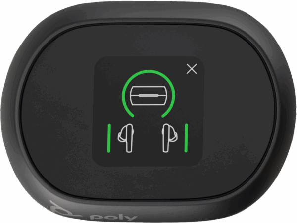 HP Poly Voyager Free 60+ with Touchscreen Charge Case