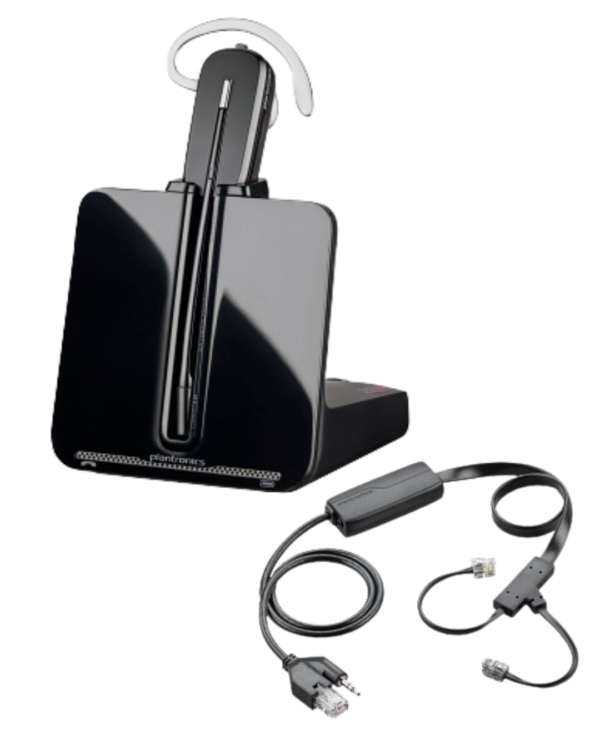 HP Poly CS540 Headset System and Poly Cisco EHS Cable (APC-43) bundle