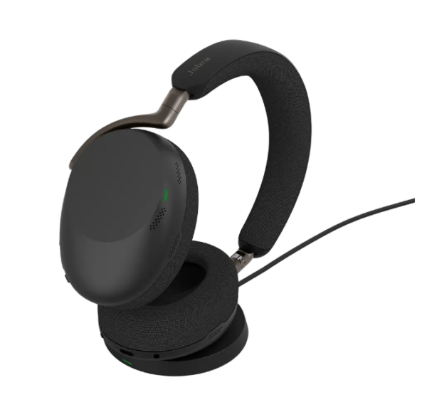 Jabra Evolve3 85 UC USB-C with Dongle With Charging Pad Jabra Evolve3 85 UC USB-C with Dongle