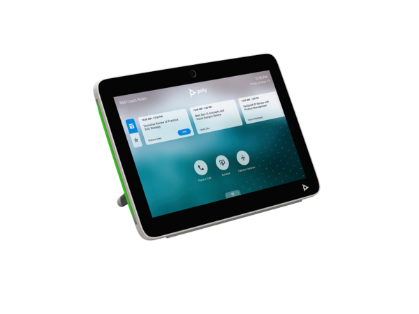 HP POLY TC10 TOUCH CONTROLLER WITHOUT POWER CORD HP Poly TC10 Touch Controller (No Power Cord) for Meeting Rooms