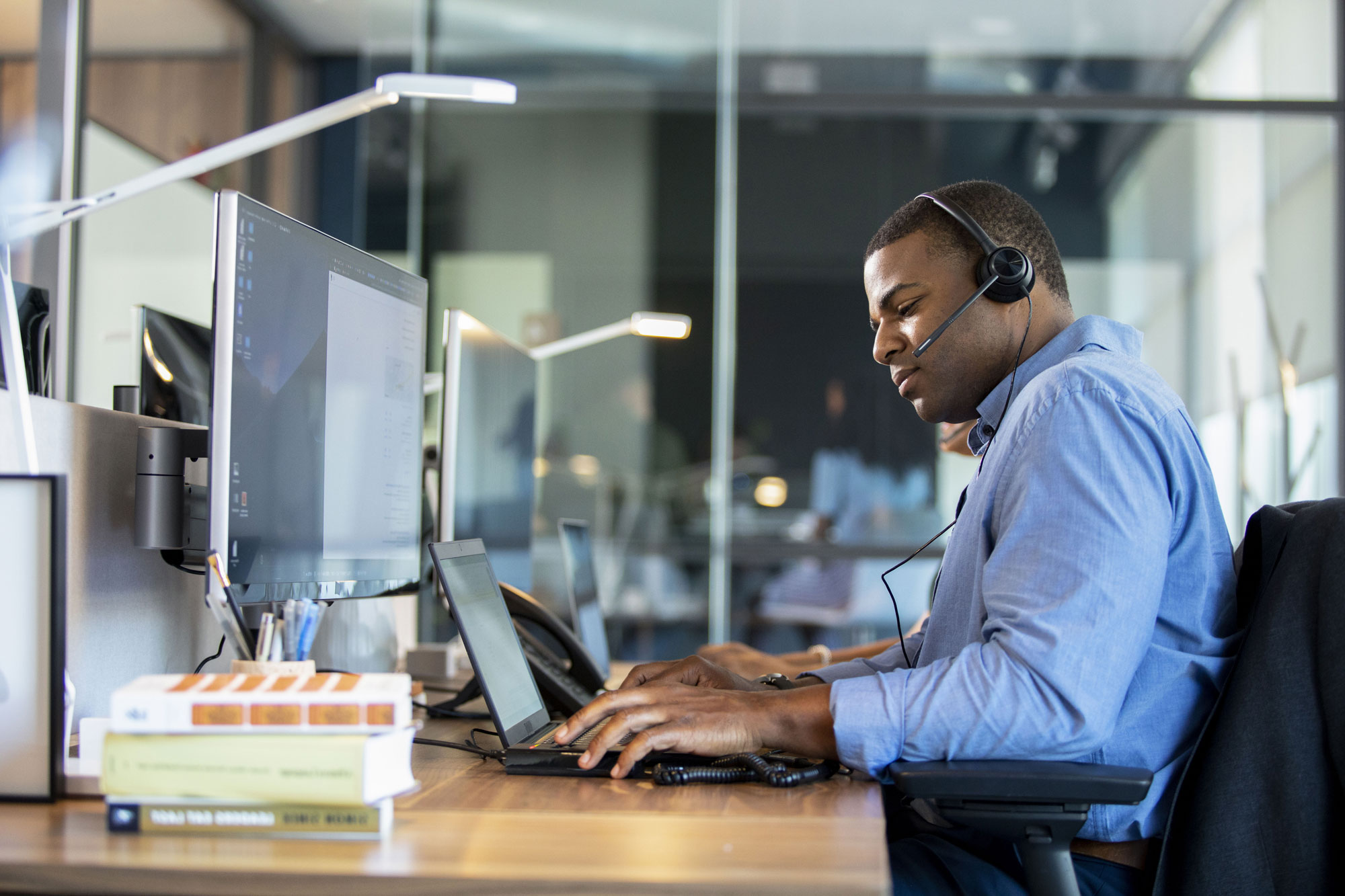 Why Headsets matter in the workplace - HP Poly Mission USB series