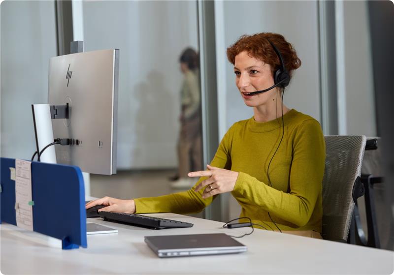 Why Headsets matter in the workplace - HP Poly Mission USB series