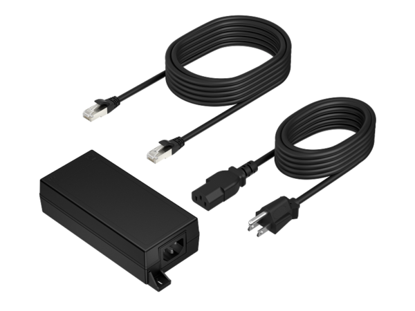 HP Poly PoE++ 65W 2.5G Adapter with CAT6A Cable (3.66m)