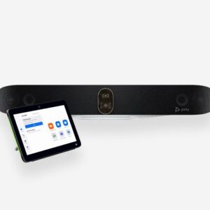 HP Poly Zoom Room X72 Bundle for Large Rooms includes TC10 Controller Black