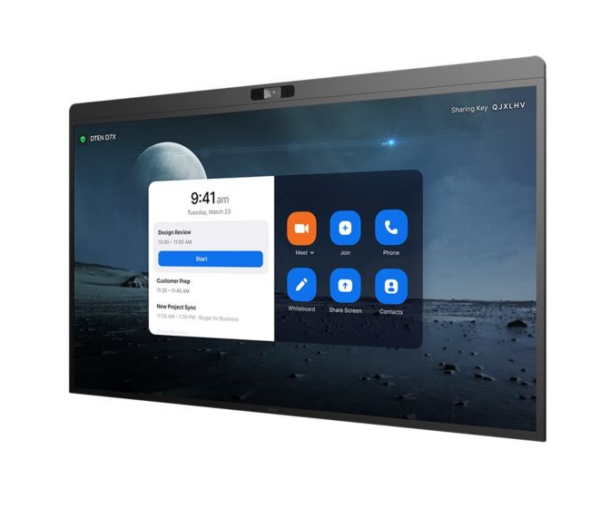 DTEN D7X AI Windows Edition Interactive Collaboration Display 55" & 75" for Microsoft Teams Rooms and Zoom Rooms
