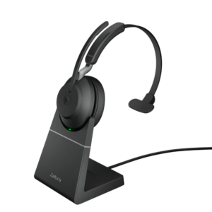 Jabra Evolve2 65, Wireless Headset, Link390A MS Mono Stand Black, Microsoft Teams Certified Jabra Evolve2 65, Wireless Headset, Link390A MS Mono Stand Black, Microsoft Teams Certified