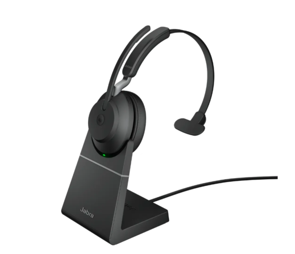Jabra Evolve2 65, Wireless Headset, Link390A MS Mono Stand Black, Microsoft Teams Certified Jabra Evolve2 65, Wireless Headset, Link390A MS Mono Stand Black, Microsoft Teams Certified