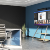 Urben U-Cart HD 75inches Mobile Cart 6 Urben U-Cart HD 75" Mobile Cart for Interactive Displays and Meeting Room Displays