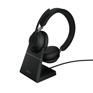 Jabra Evolve2 65 Wireless Headset with Desk Stand